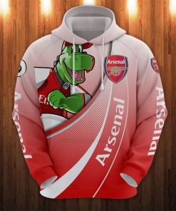 Arsenal FC Gunnersaurus 3D Print T Shirt, Hoodie, Polo, Short