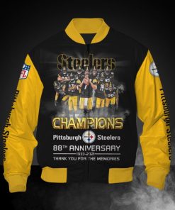 Pittsburgh Steelers Champions 88th Anniversary 1933 2021 3D Print T Shirt, Hoodie, Short