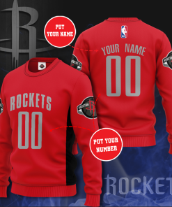 Houston Rockets Personalized All Over Print Sweater Houston Rockets Personalized All Over Print Sweater