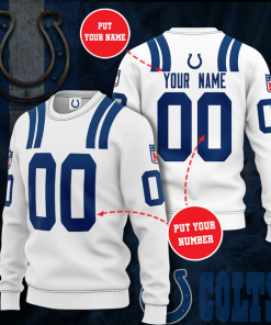 Indianapolis Colts Personalized All Over Print Sweater Indianapolis Colts Personalized All Over Print Sweater