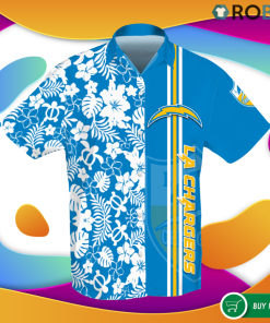 Los Angeles Chargers 3d Hawaiian Shirt – Button Up T Shirt Los Angeles Chargers 3d Hawaiian Shirt – Button Up T Shirt