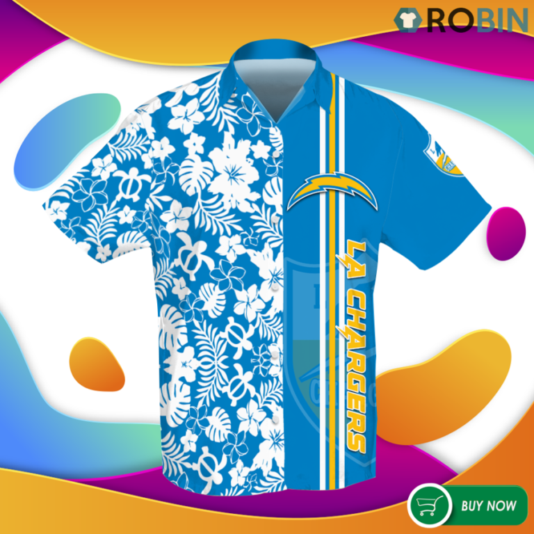 Los Angeles Chargers 3d Hawaiian Shirt – Button Up T Shirt