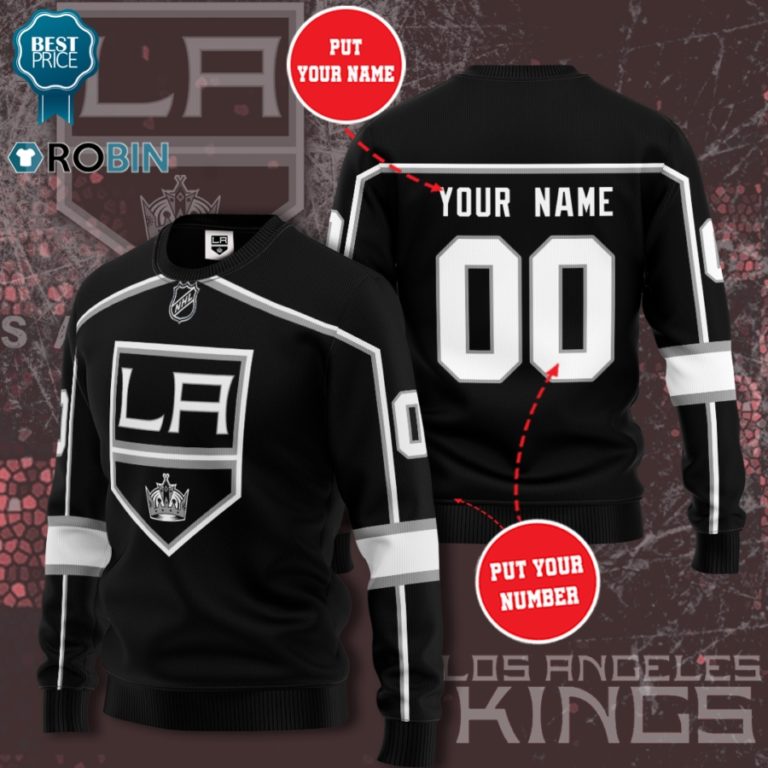 Los Angeles Kings Personalized 3D Full Printed Sweater