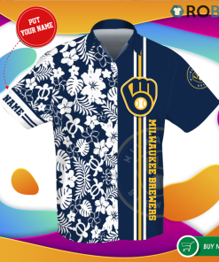 Milwaukee Brewers Personalized 3d Printed Hawaiian Shirt Milwaukee Brewers Personalized 3d Printed Hawaiian Shirt