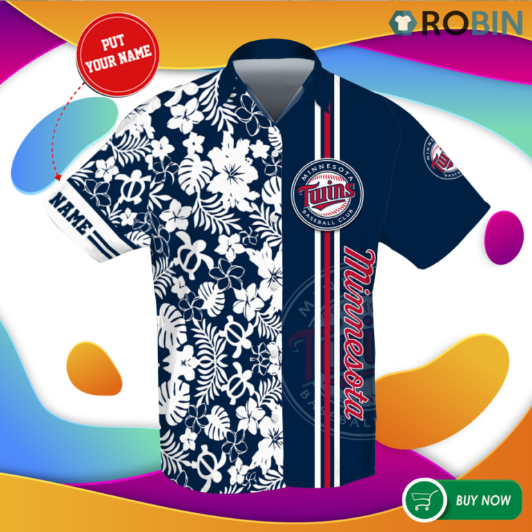 Minnesota Twins Personalized 3d Printed Hawaiian Shirt
