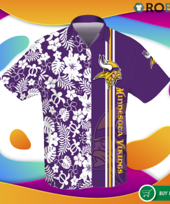 Minnesota Vikings 3d Hawaiian Shirt – Button Up T Shirt