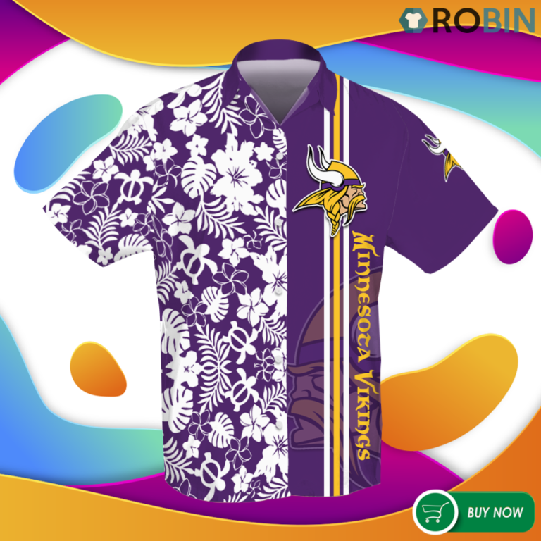 Minnesota Vikings 3d Hawaiian Shirt – Button Up T Shirt