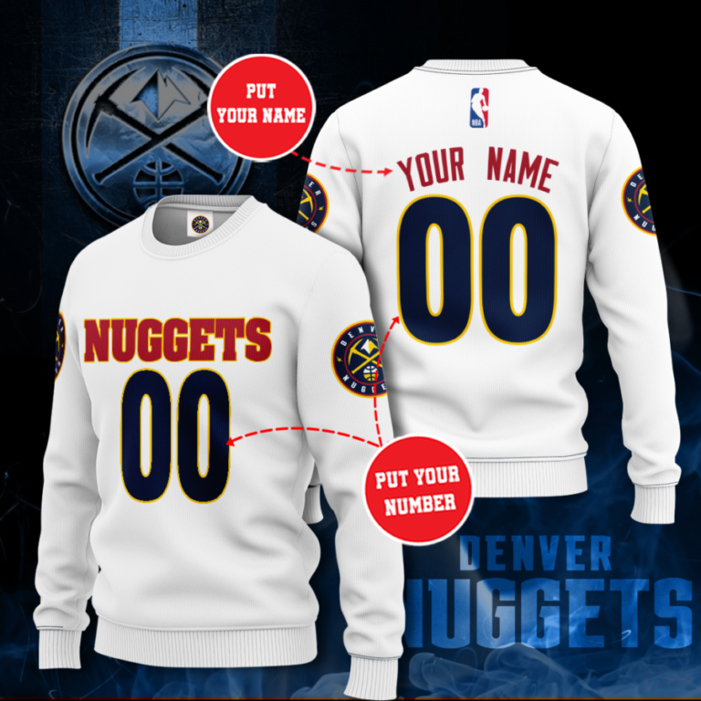 Nba Denver Nuggets Team Personalized All Over Print Sweater
