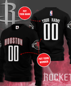 Nba Houston Rockets Team Personalized All Over Print Sweater