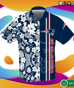 New England Patriots 3d Hawaiian Shirt – Button Up T Shirt