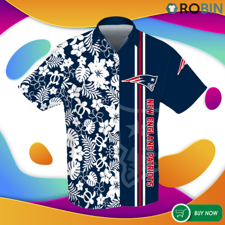 New England Patriots 3d Hawaiian Shirt – Button Up T Shirt