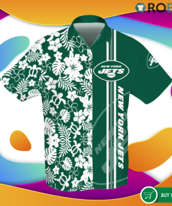 New York Jets 3d Hawaiian Shirt – Button Up T Shirt New York Jets 3d Hawaiian Shirt – Button Up T Shirt