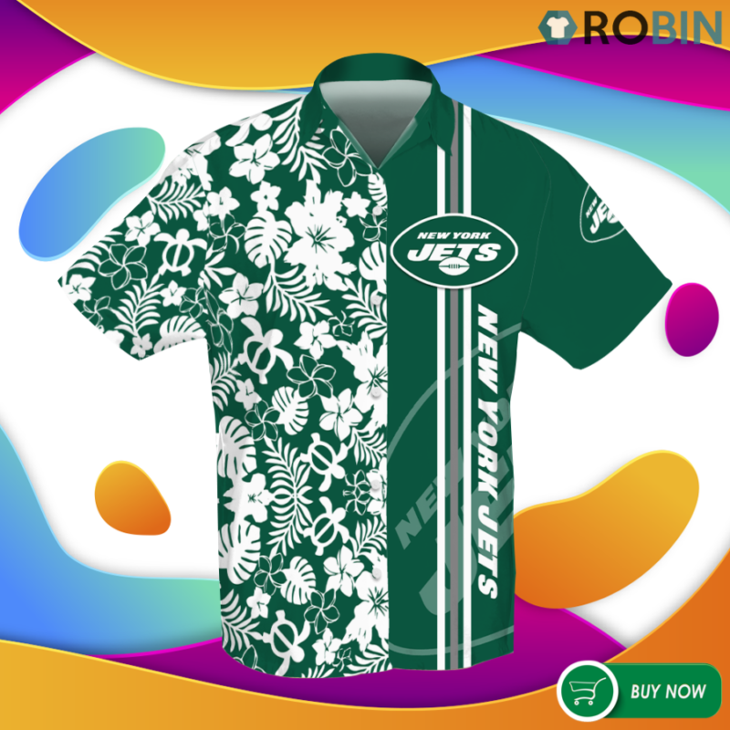 New York Jets 3d Hawaiian Shirt – Button Up T Shirt