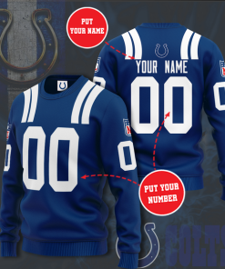Nfl Indianapolis Colts Personalized All Over Print Sweater