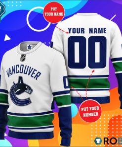 Nhl Vancouver Canucks Team Personalized All Over Print Sweater