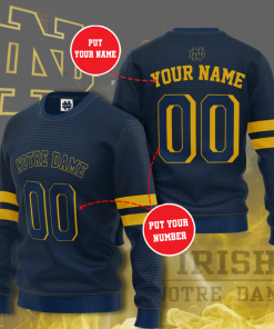 Notre Dame Fighting Irish Personalized All Over Print Sweater