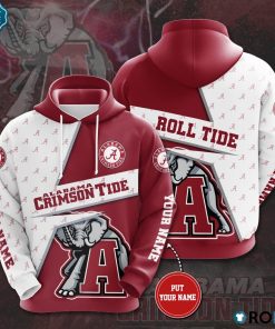 Personalized Alabama Crimson Tide Roll Tide 3D Print Hoodie Personalized Alabama Crimson Tide Roll Tide 3D Print Hoodie
