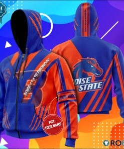 Personalized Boise State Broncos Bronco Nation All Over Printed Hoodie and Zip Up