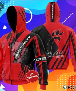 Personalized Cincinnati Bearcats Go Bearcats All Over Printed Hoodie and Zip Up Personalized Cincinnati Bearcats Go Bearcats All Over Printed Hoodie and Zip Up