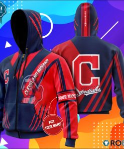 Personalized Cleveland Indians Tribe Time All Over Printed Hoodie and Zip Up Personalized Cleveland Indians Tribe Time All Over Printed Hoodie and Zip Up