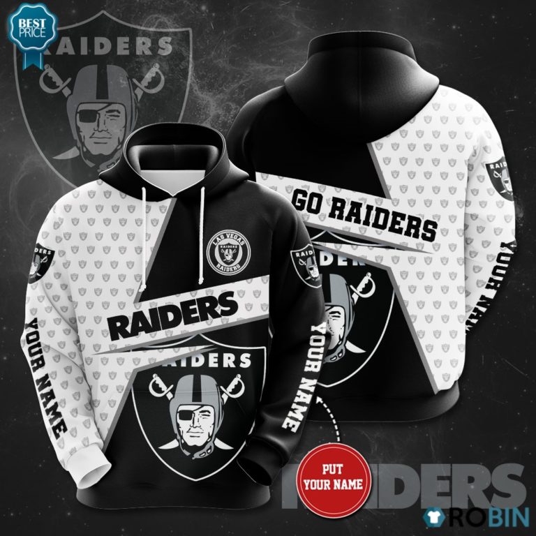 Personalized Las Vegas Raiders Go Raiders 3D Print Hoodie