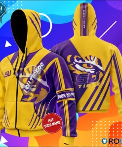 Personalized Lsu Tigers Geaux Tigers All Over Printed Hoodie and Zip Up