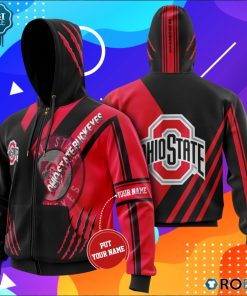 Personalized Ohio State Buckeyes Go Buckeyes All Over Printed Hoodie and Zip Up Personalized Ohio State Buckeyes Go Buckeyes All Over Printed Hoodie and Zip Up