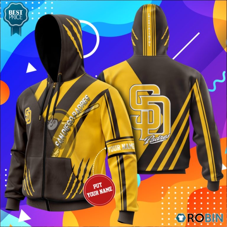 Personalized San Diego Padres Friar Faithful All Over Printed Hoodie and Zip Up