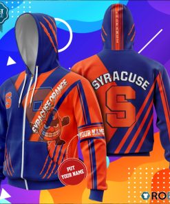 Personalized Syracuse Orange Go Orange All Over Printed Hoodie and Zip Up