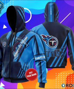 Personalized Tennessee Titans Titan Up All Over Printed Hoodie and Zip Up