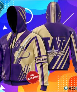 Personalized Washington Huskies Gohuskies All Over Printed Hoodie and Zip Up Personalized Washington Huskies Gohuskies All Over Printed Hoodie and Zip Up