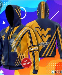 Personalized West Virginia Mountaineers Mountain Strong All Over Printed Hoodie and Zip Up Personalized West Virginia Mountaineers Mountain Strong All Over Printed Hoodie and Zip Up