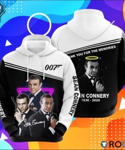 Sean Connery 007 1930 2020 Thank You For The Memories 3D Print Hoodie