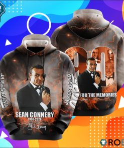 Sean Connery 90th 1930 2020 Thank You For The Memories 3D Print Hoodie
