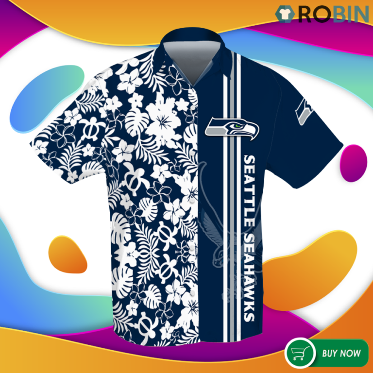 Seattle Seahawks 3d Hawaiian Shirt – Button Up T Shirt