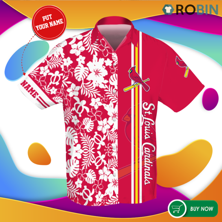 St. Louis Cardinals Personalized 3d Printed Hawaiian Shirt