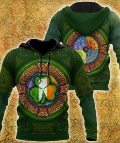 St.patrick Celtic Elements 3d Hoodie, T-shirt