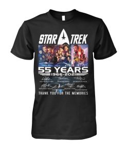 Star Trek 55 Years 1966 – 2021 Signature Thank You For The Memories T-shirt And Hoodie Star Trek 55 Years 1966 – 2021 Signature Thank You For The Memories T-shirt And Hoodie