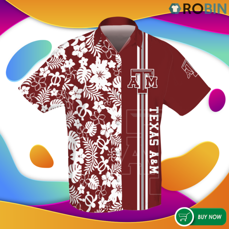 Texas A&m Aggies 3d Hawaiian Shirt – Button Up T Shirt