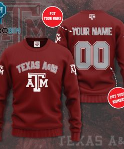 Texas A&m Aggies Personalized 3D Full Printed Sweater Texas A&m Aggies Personalized 3D Full Printed Sweater