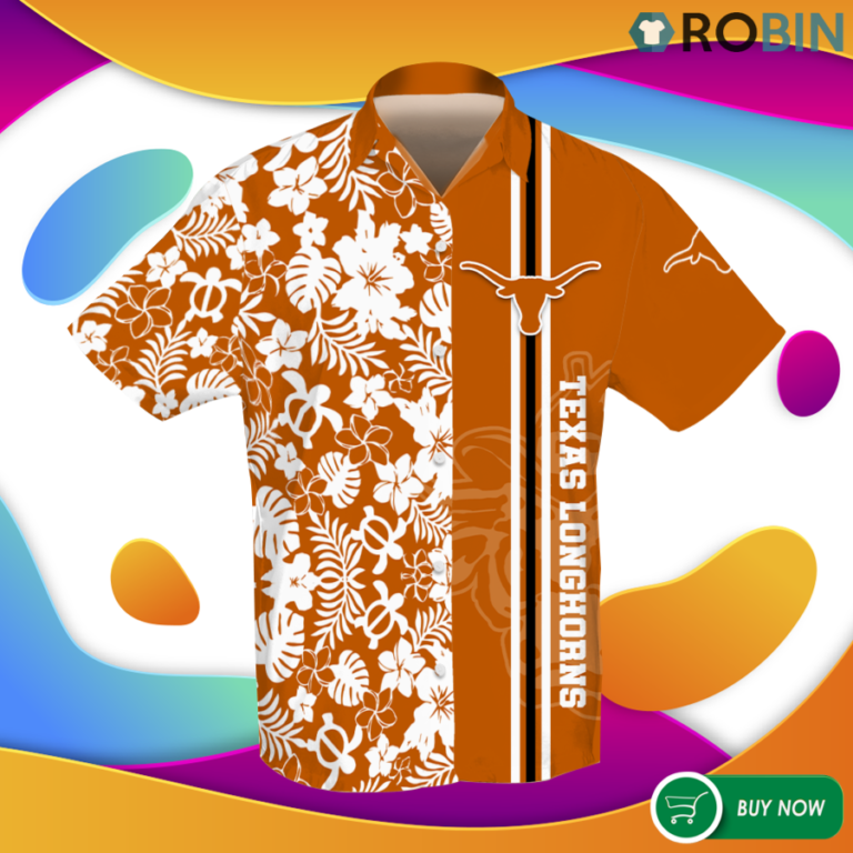 Texas Longhorns 3d Hawaiian Shirt – Button Up T Shirt