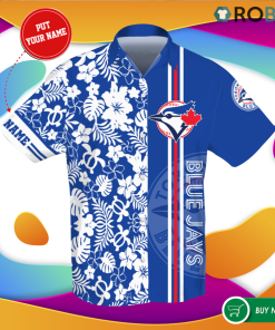 Toronto Blue Jays Personalized 3d Printed Hawaiian Shirt