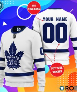 Toronto Maple Leafs Hockey Personalized All Over Print Sweater Toronto Maple Leafs Hockey Personalized All Over Print Sweater