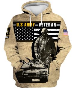 US Army Veteran Soldier 3D Hoodie, T-shirt