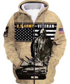 US Army Veteran Soldier 3D Hoodie, T-shirt