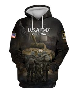 US Army Veteran Soldier 3d Hoodie, T-shirt AM3101