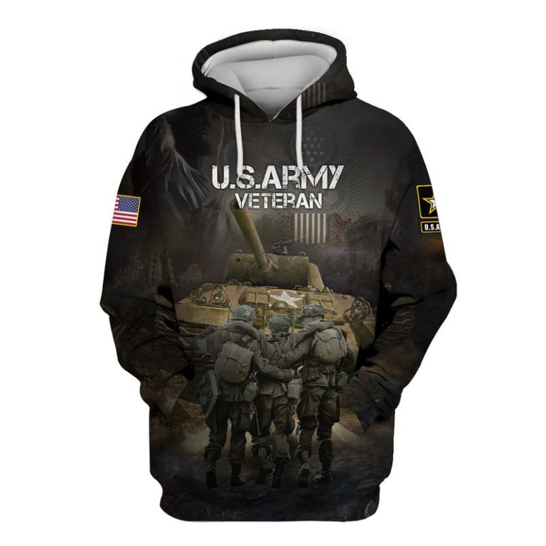 US Army Veteran Soldier 3d Hoodie, T-shirt AM3101