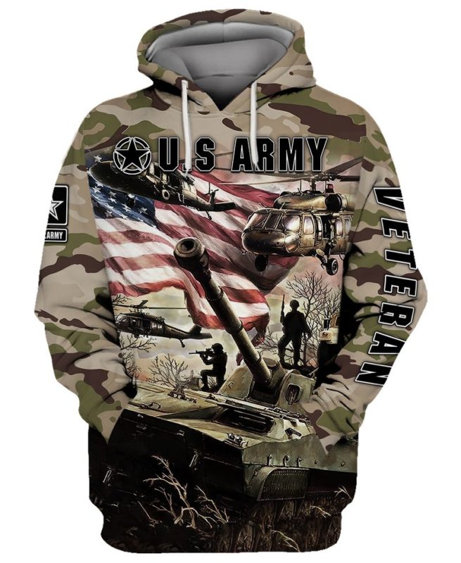 Us Army Soldier Camouflage 3d Hoodie, T-shirt USAR311219025