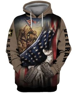 Us Army Veteran Soldier American Flag 3d Hoodie, T-shirt