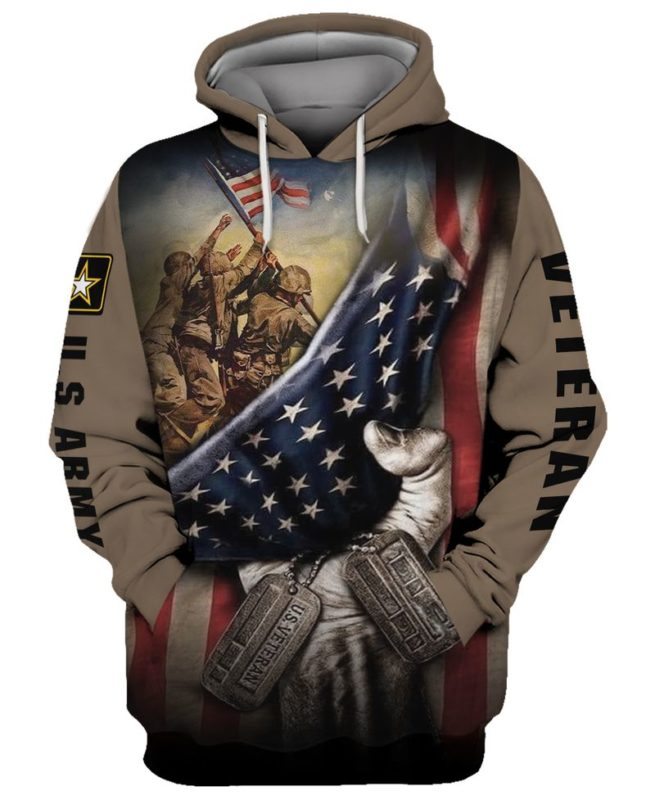 Us Army Veteran Soldier American Flag 3d Hoodie, T-shirt USAR 31901